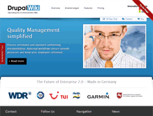 Tablet Screenshot of drupal-wiki.com